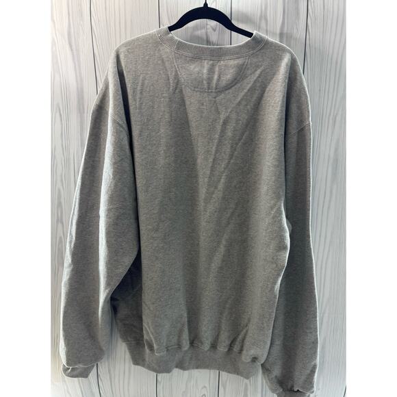 Vintage Champion Oversized Logo Gray Crewneck Size XL (READ) Athletic - Picture 3 of 7